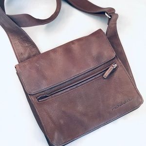 Fossil Brown Leather Crossbody Bag used but in great condition